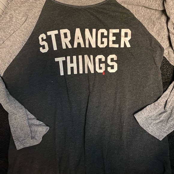 Stranger Things Jersey Tee. Medium. Pre-loved. - Picture 2 of 3